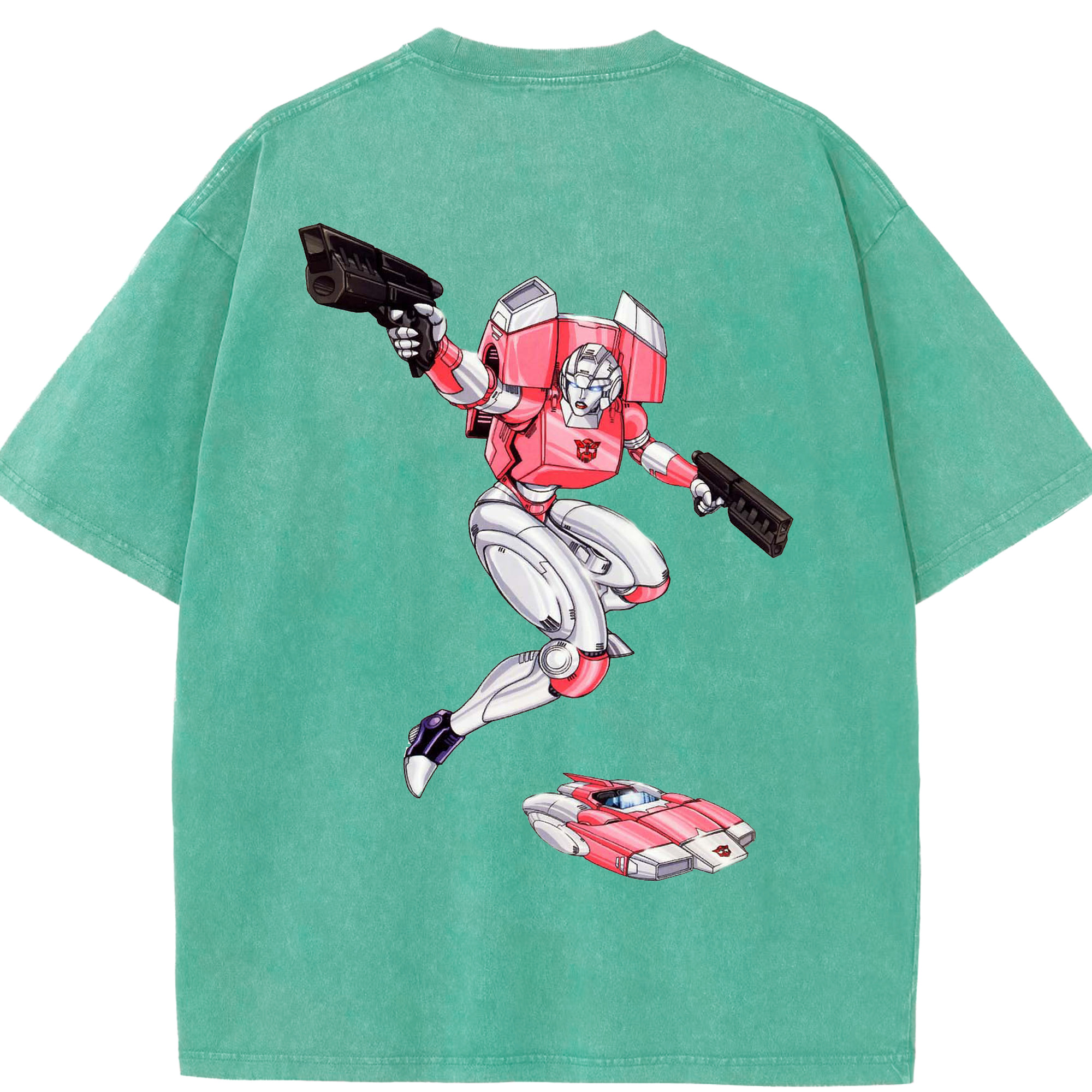 （画像用）  綿100% ヴィンテージ風 半袖Tシャツ（背面プリント）